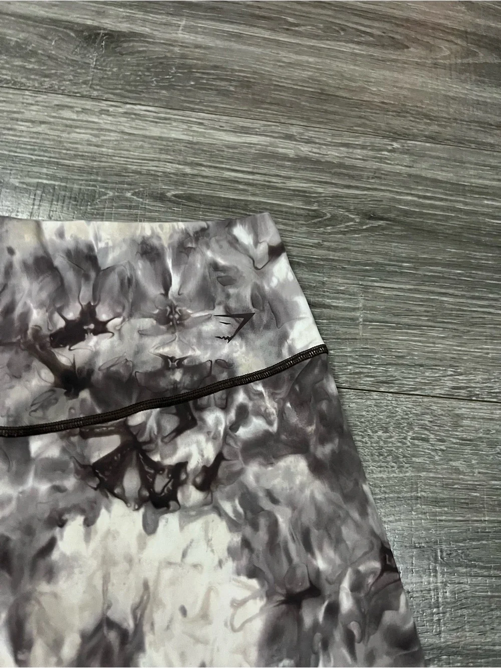 Gymshark  Elevate Compression Leggings Womens Cement Brown Spray Dye Size Large